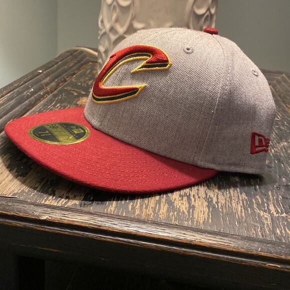 Cleveland Cavaliers Cavs New Era 59fifty 7 5/8 Hat Cap NBA - Picture 3 of 6